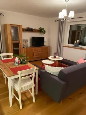 Küche/Küchenzeile in der Unterkunft Haus Kaiserblick Top 1