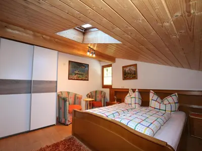 Ein Bett oder Betten in einem Zimmer der Unterkunft Apartment in Zillertal near Ski Slopes