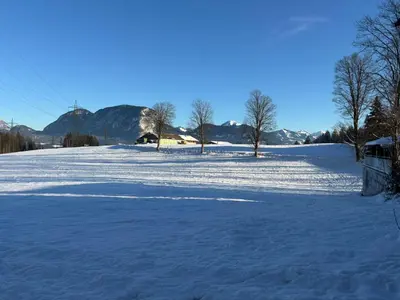 Almblick im Winter