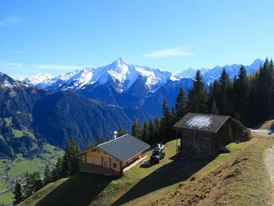 Naturlandschaft in der Nähe des Chalets
