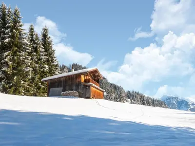 Chalet Nase at 1700m in the Zillertal im Winter