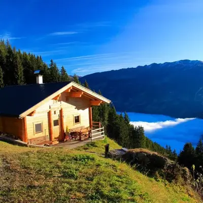 Chalet Nase at 1700m in the Zillertal