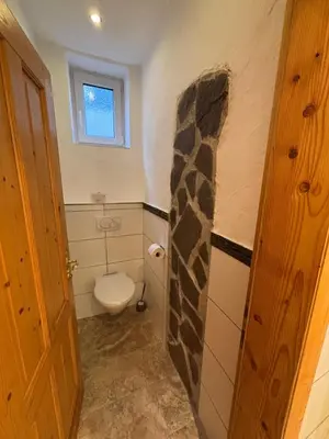 Ein Badezimmer in der Unterkunft Schattberg