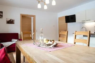 TV/Unterhaltungsangebot in der Unterkunft Ferienwohnung Panoramablick