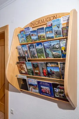 Die Bibliothek in der Ferienwohnung