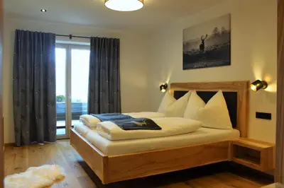 Ein Bett oder Betten in einem Zimmer der Unterkunft Appartement Steger