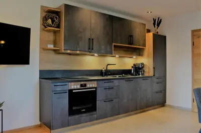 Küche/Küchenzeile in der Unterkunft Appartement Steger
