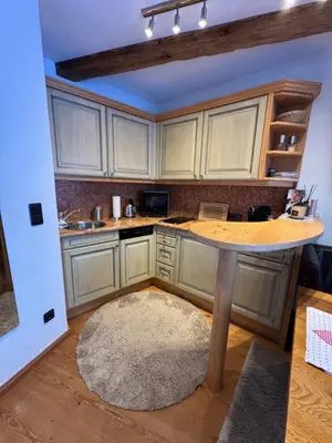Küche/Küchenzeile in der Unterkunft Schönstes Apartment am Hahnenkamm