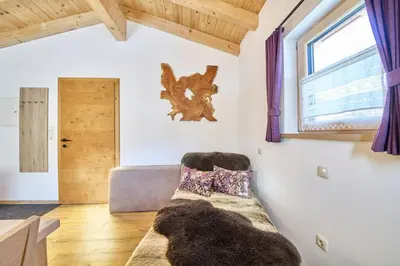 Ein Sitzbereich in der Unterkunft Haus Silian - Studio