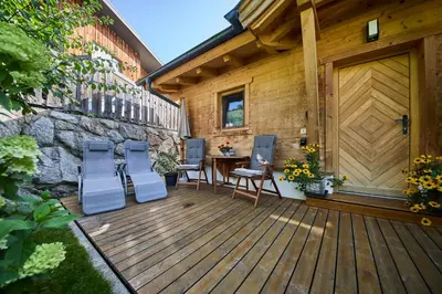 Ein Garten an der Unterkunft Haus Silian - Studio