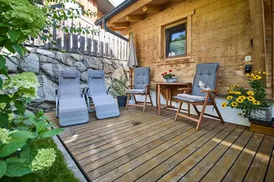 Ein Patio oder anderer Außenbereich in der Unterkunft Haus Silian - Studio