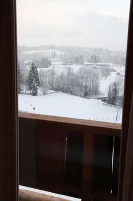 Hennleiten Hütte im Winter