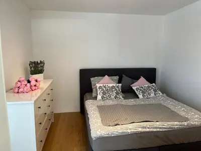 Ein Bett oder Betten in einem Zimmer der Unterkunft Bergzauber Mitterland