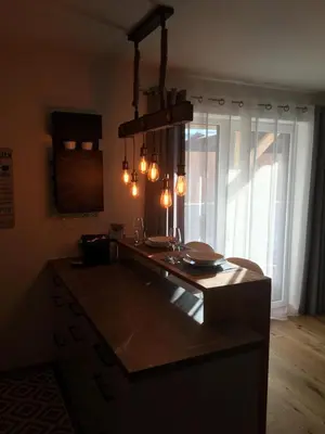 Küche/Küchenzeile in der Unterkunft Haus Kaiserblick Top 3
