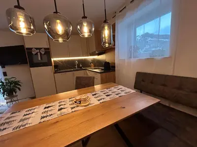 Küche/Küchenzeile in der Unterkunft Frana Appartements