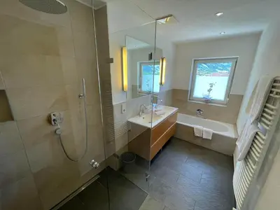 Ein Badezimmer in der Unterkunft Ferienwohnungen Mauracher