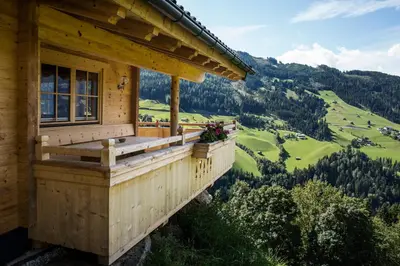 Naturlandschaft in der Nähe des Chalets