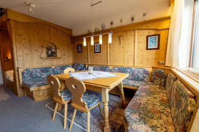 Ein Sitzbereich in der Unterkunft Appartement Steigerbauer 41