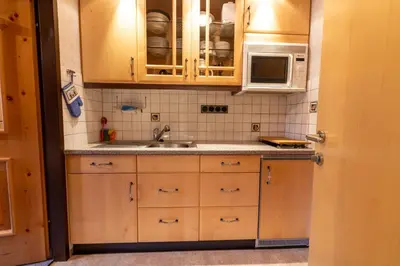 Küche/Küchenzeile in der Unterkunft Appartement Steigerbauer 41