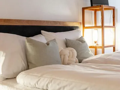 Ein Bett oder Betten in einem Zimmer der Unterkunft Studio Christina