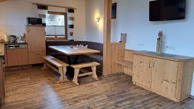 Küche/Küchenzeile in der Unterkunft Haus Angelika im Zillertal