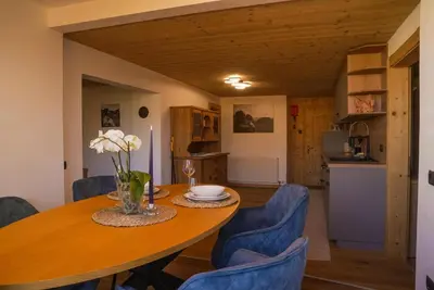 Küche/Küchenzeile in der Unterkunft Apartments Wiglhof