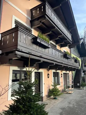 Das Gebäude in dem sich die Ferienwohnung befindet