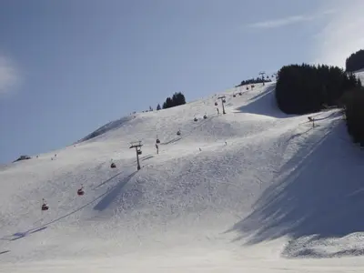 Familienappartement Talblick by Hermann Weiss im Winter