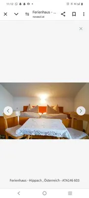 Ein Bett oder Betten in einem Zimmer der Unterkunft Urlaub am Antritthof