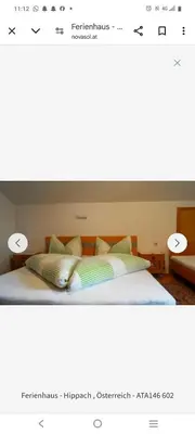 Ein Bett oder Betten in einem Zimmer der Unterkunft Urlaub am Antritthof