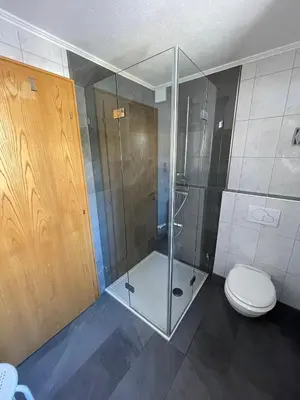 Ein Badezimmer in der Unterkunft Gästehaus Katharina