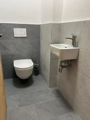 Ein Badezimmer in der Unterkunft Wiererhof