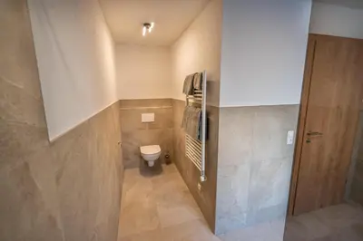 Ein Badezimmer in der Unterkunft Kölblhof