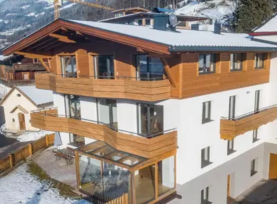 Das Gebäude in dem sich die Ferienwohnung befindet