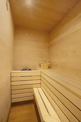 Grundriss der Unterkunft Modern garden apartment with sauna near ski lift