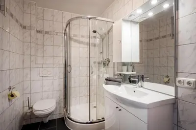 Ein Badezimmer in der Unterkunft Appartement AN DER PISTE