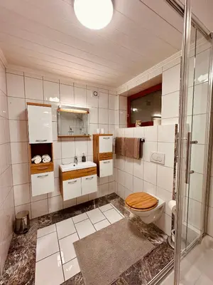 Ein Badezimmer in der Unterkunft Appartement Treffhour