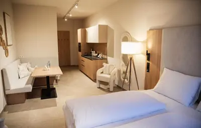 Ein Bett oder Betten in einem Zimmer der Unterkunft Appartement Chalet Saalbach