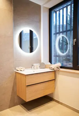 Ein Badezimmer in der Unterkunft Appartement Chalet Saalbach