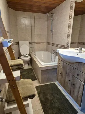 Ein Badezimmer in der Unterkunft Ferienwohnung Bergliebe