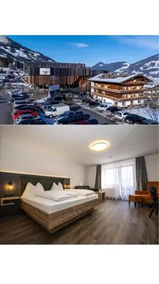 Ein Bett oder Betten in einem Zimmer der Unterkunft Pension Kohler
