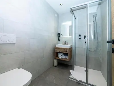 Ein Badezimmer in der Unterkunft Pension Kohler