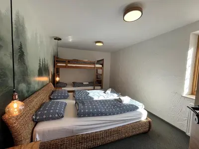 Ein Bett oder Betten in einem Zimmer der Unterkunft Buena Vista Mountain Lodge