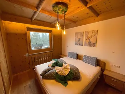 Ein Bett oder Betten in einem Zimmer der Unterkunft Buena Vista Mountain Lodge