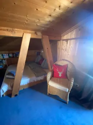 Ein Bett oder Betten in einem Zimmer der Unterkunft Chalet Hollerhaus