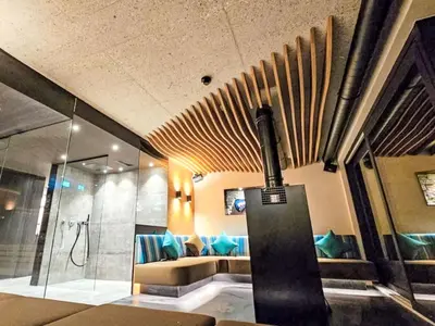 Ein Badezimmer in der Unterkunft Chalet das rocking home by Interhome