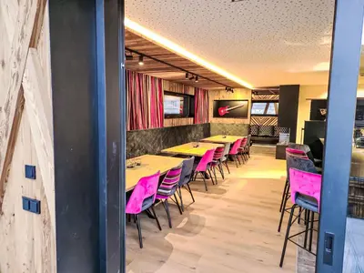 TV/Unterhaltungsangebot in der Unterkunft Chalet das rocking home by Interhome