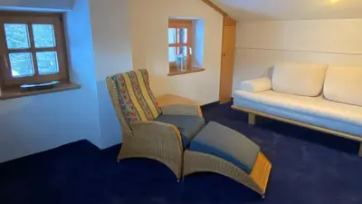 Ein Sitzbereich in der Unterkunft Haus 119 Top 1