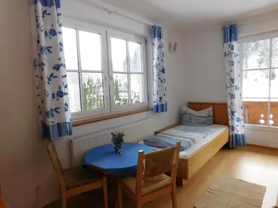 Ein Bett oder Betten in einem Zimmer der Unterkunft Schernhof Hoamatzeit - Tiroler Bauernhof