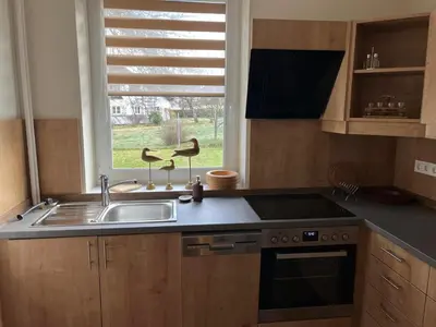 Küche/Küchenzeile in der Unterkunft Ferienwohnung Klausgasse Mittersill